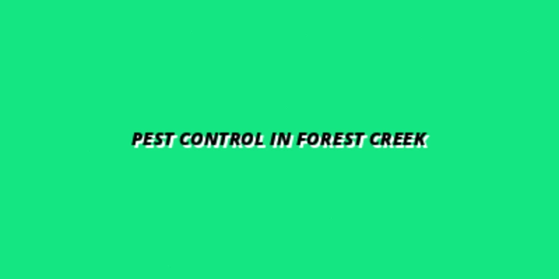 Pest Control Near Forest Creek, Round Rock